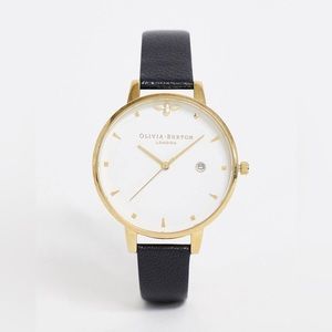 Olivia Burton Queen Bee Leather Watch
